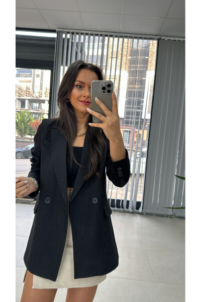 Foo Qora Blazer Ko'ylagi - 4