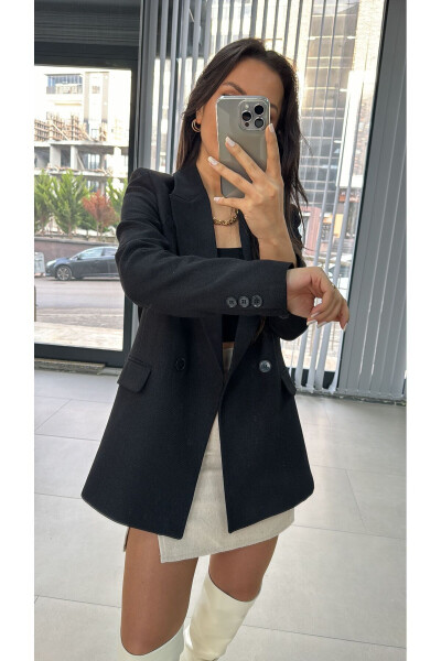 Foo Qora Blazer Ko'ylagi - 5