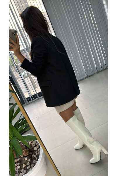 Foo Qora Blazer Ko'ylagi - 7