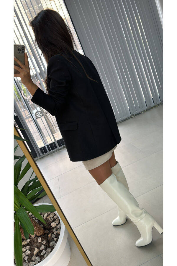 Foo Qora Blazer Ko'ylagi - 7