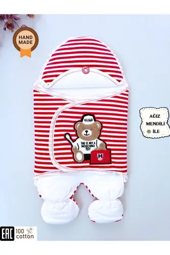Footed Baby Swaddle Sleep Sack Unisex Baby Footed Swaddle Hospital Discharge Newborn - 3
