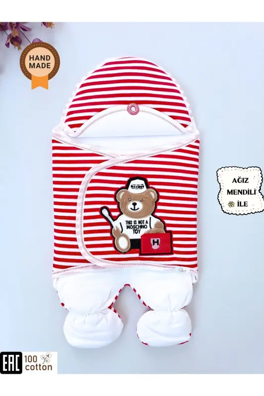 Footed Baby Swaddle Sleep Sack Unisex Baby Footed Swaddle Hospital Discharge Newborn - 3