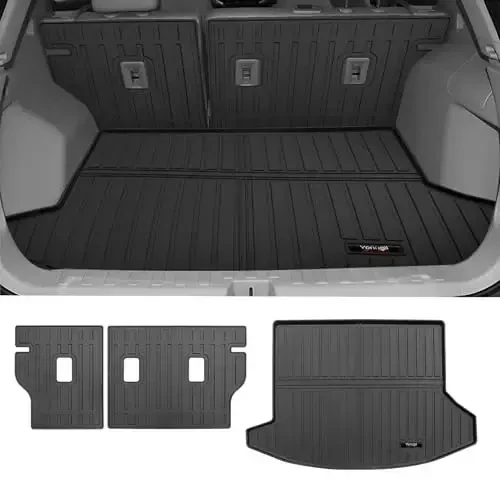 for 2025 2026 Chevy Equinox/GMC Terrain Cargo Mats Liner and Backrest Mats TPE All Weather Rubber Protection Mats for Chevy Equinox Accessories (for 2025 2026 Chevy Equinox Cargo Mats+Backrest Mat) - YONUGLI (1)