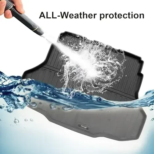 for 2025 2026 Chevy Equinox/GMC Terrain Cargo Mats Liner and Backrest Mats TPE All Weather Rubber Protection Mats for Chevy Equinox Accessories (for 2025 2026 Chevy Equinox Cargo Mats+Backrest Mat) - 4