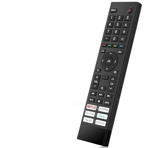 for Hisense-Smart-TV-Remote Replacement, for Hisense 4K UHD Android Smart TVs (ERF3J80H) - GVIRTUE