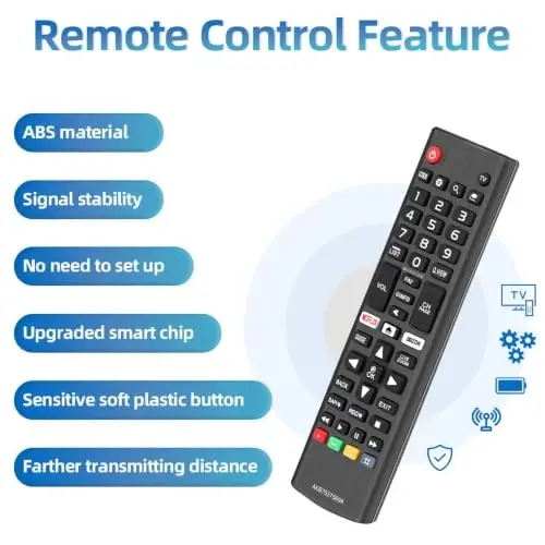 for LG Smart TV Remote, Universal Replacement for All LG TVs | AKB75375604 - 3