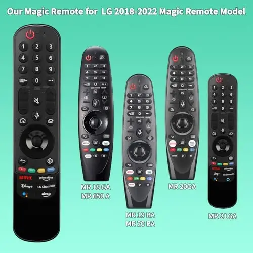 for LG-TV-Remote MR22GN, Voice Replacement for LG Magic Remote for 2022 OLED QNED NanoCell Series Smart TVs with Pointer and Voice Function - 2