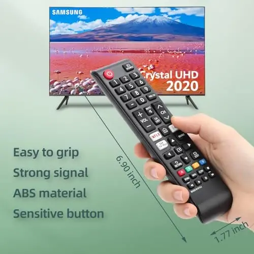 for Samsung Smart TV Remote, Remote Control Replacement for Samsung LED LCD QLED 4K 8K UHD 3D HDTV HDR Curved Crystal Smart TVs (BN59-01315J) - 5