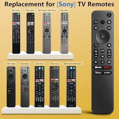 for Sony Bravia TV Remote, Replacement for All Sony LED OLED Smart TVs. 1-Year Warranty.No Voice Function. - 3