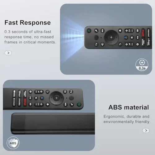 for Sony-TV-Remote-Control, Replacement for Sony Bravia TV Remote for All Smart LED OLED Series TVs with Voice Function - 6