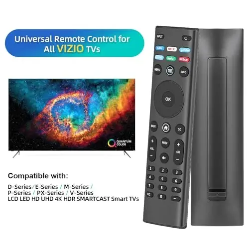 for VIZIO-Smart-TV-Remote-Control, Universal Replacement XRT140 for VIZIO All LED LCD HD 4K UHD HDR Smart TVs - 4