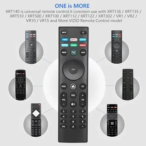 for VIZIO-Smart-TV-Remote-Replacement,Universal control XRT140 for VIZIO All LED LCD HD 4K UHD HDR Smart TVs - 6