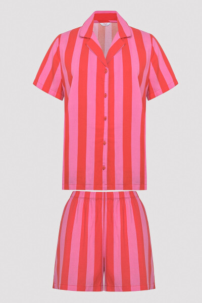 For You Shirt and Shorts Multicolored Pajama Set - PENTI