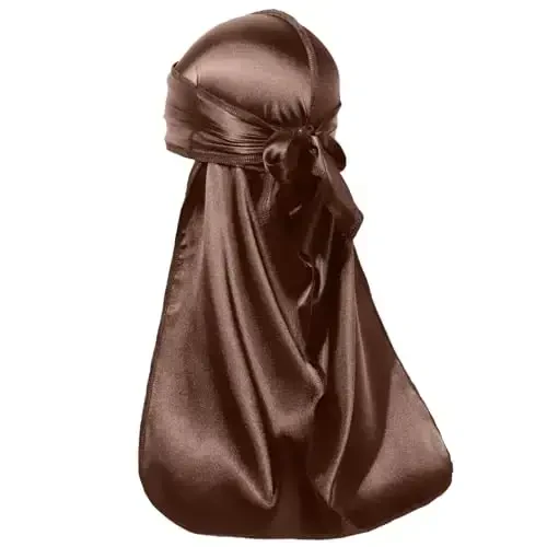 ForceWave erkaklar uchun ipak durag to'lqin shapkasi erkaklar ayollar uchun atlas dorag 360 to'lqin - 4