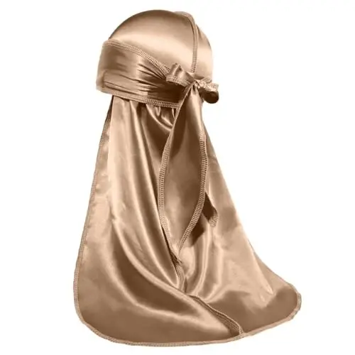 ForceWave Silky Durag for Men Wave Cap Satin Dorag for Men Women 360 Wave - 4