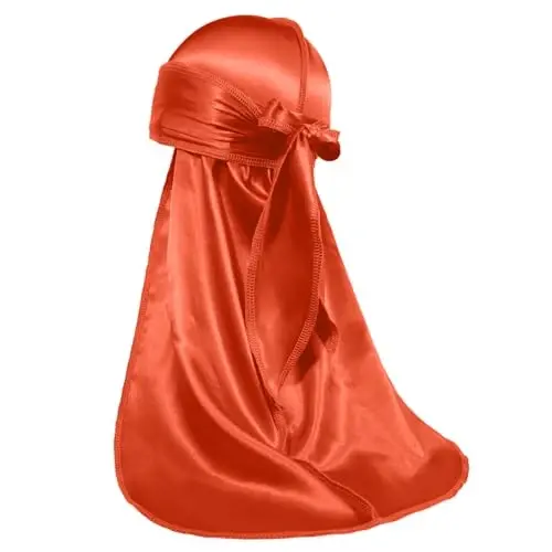 ForceWave Silky Durag for Men Wave Cap Satin Dorag for Men Women 360 Wave - 4