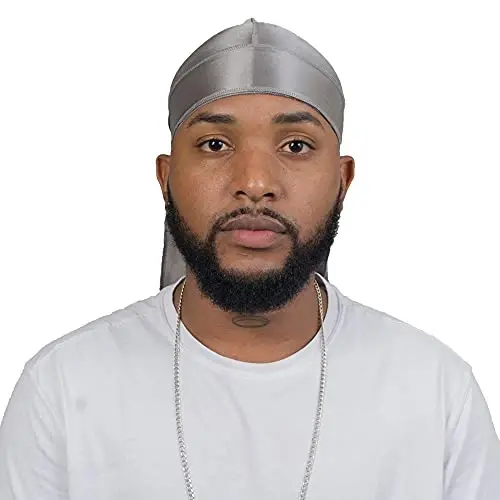 ForceWave Silky Durag for Men Wave Cap Satin Dorag for Men Women 360 Wave - 3