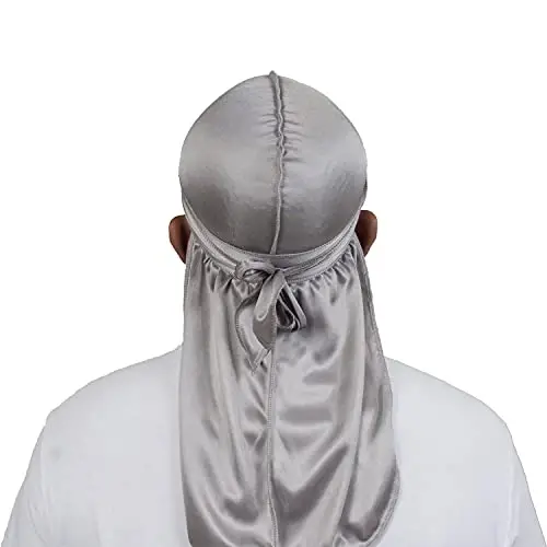 ForceWave Silky Durag for Men Wave Cap Satin Dorag for Men Women 360 Wave - 4