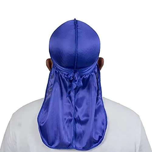 ForceWave Silky Durag for Men Wave Cap Satin Dorag for Men Women 360 Wave - 4