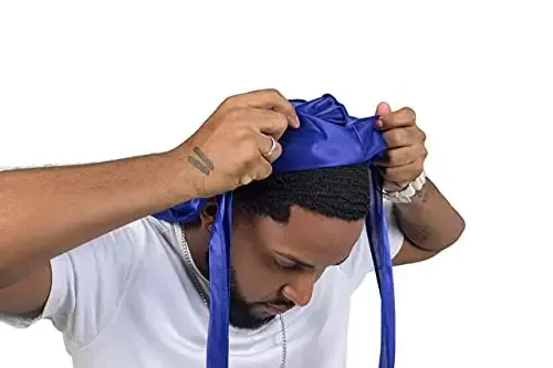 ForceWave Silky Durag for Men Wave Cap Satin Dorag for Men Women 360 Wave - 3