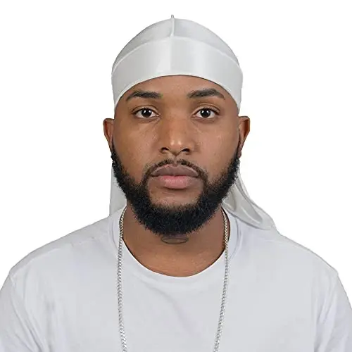 ForceWave Silky Durag for Men Wave Cap Satin Dorag for Men Women 360 Wave - 3