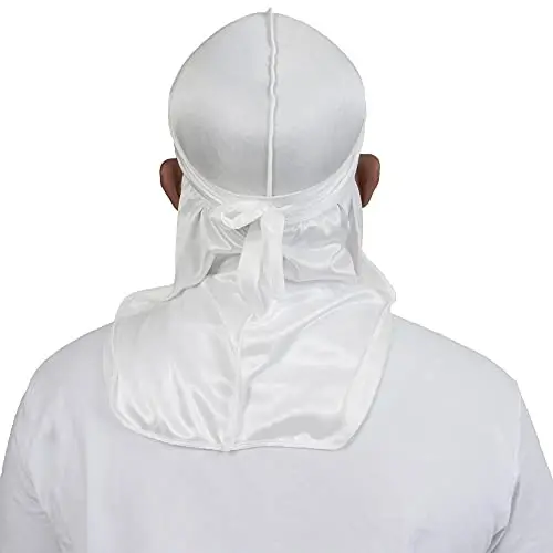 ForceWave Silky Durag for Men Wave Cap Satin Dorag for Men Women 360 Wave - 4