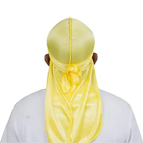 ForceWave Silky Durag for Men Wave Cap Satin Dorag for Men Women 360 Wave - 3
