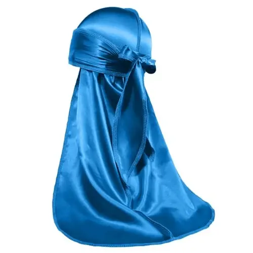 ForceWave Silky Durag for Men Wave Cap Satin Dorag for Men Women 360 Wave - 4