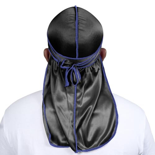 ForceWave Шелковый Durag для мужчин Волны Кепка Сатиновый Dorag для мужчин Женщин 360 Волны - 5