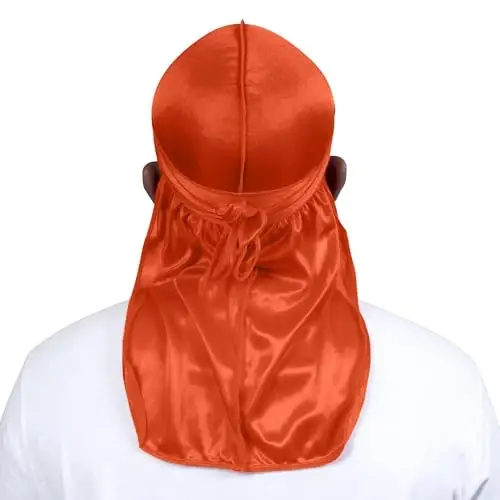 ForceWave Silky Durag erkaklar uchun Wave Cap Satin Dorag erkaklar ayollar 360 Wave - 2