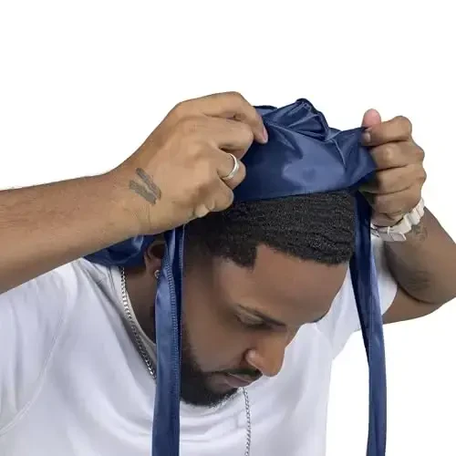 ForceWave Silky Durag erkaklar uchun Wave Cap Satin Dorag erkaklar ayollar 360 Wave - FORCEWAVE (1)