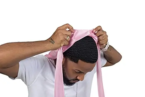 ForceWave Silky Durag erkaklar uchun Wave Cap Satin Dorag erkaklar ayollar 360 Wave - 2