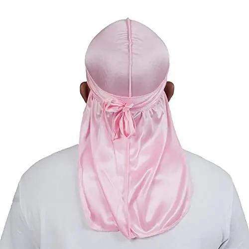 ForceWave Silky Durag erkaklar uchun Wave Cap Satin Dorag erkaklar ayollar 360 Wave - 4