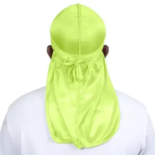 ForceWave Silky Durag for Men Wave Cap Satin Dorag for Men Women 360 Wave - 2
