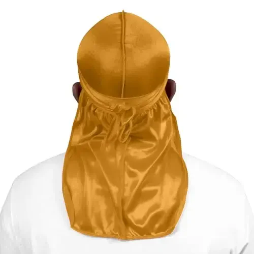 ForceWave Silky Durag for Men Wave Cap Satin Dorag for Men Women 360 Wave - 2