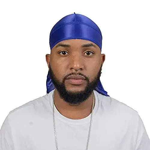 ForceWave Silky Durag for Men Wave Cap Satin Dorag for Men Women 360 Wave - 2