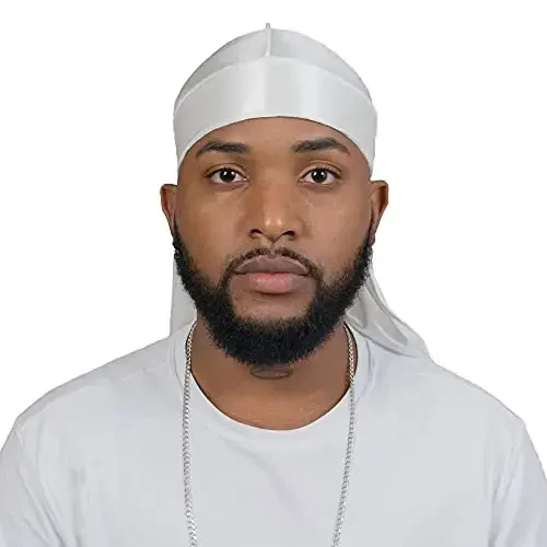 ForceWave Silky Durag for Men Wave Cap Satin Dorag for Men Women 360 Wave - 3