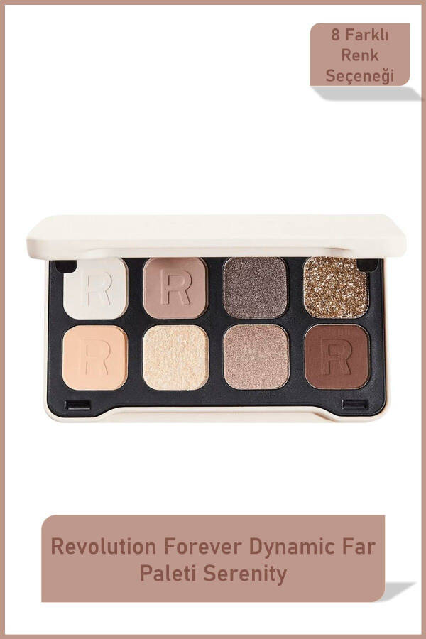 Forever Dynamic Serenity 8-Color Matte & Shimmer Eyeshadow Palette - 1