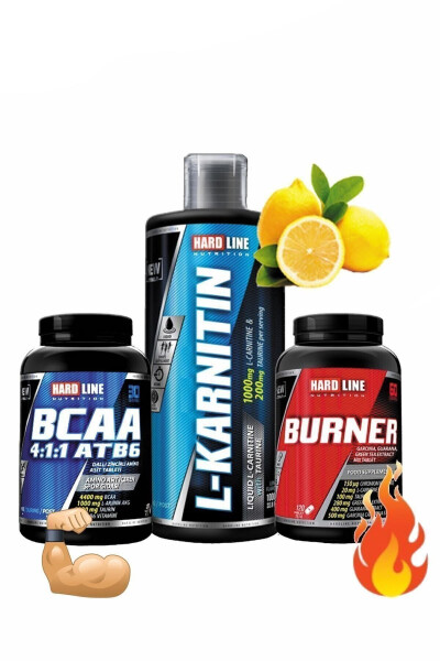 Form Combo L-carnitine Lemon 1000 mg Bcaa Atb6 Burner Diet Energy - 3