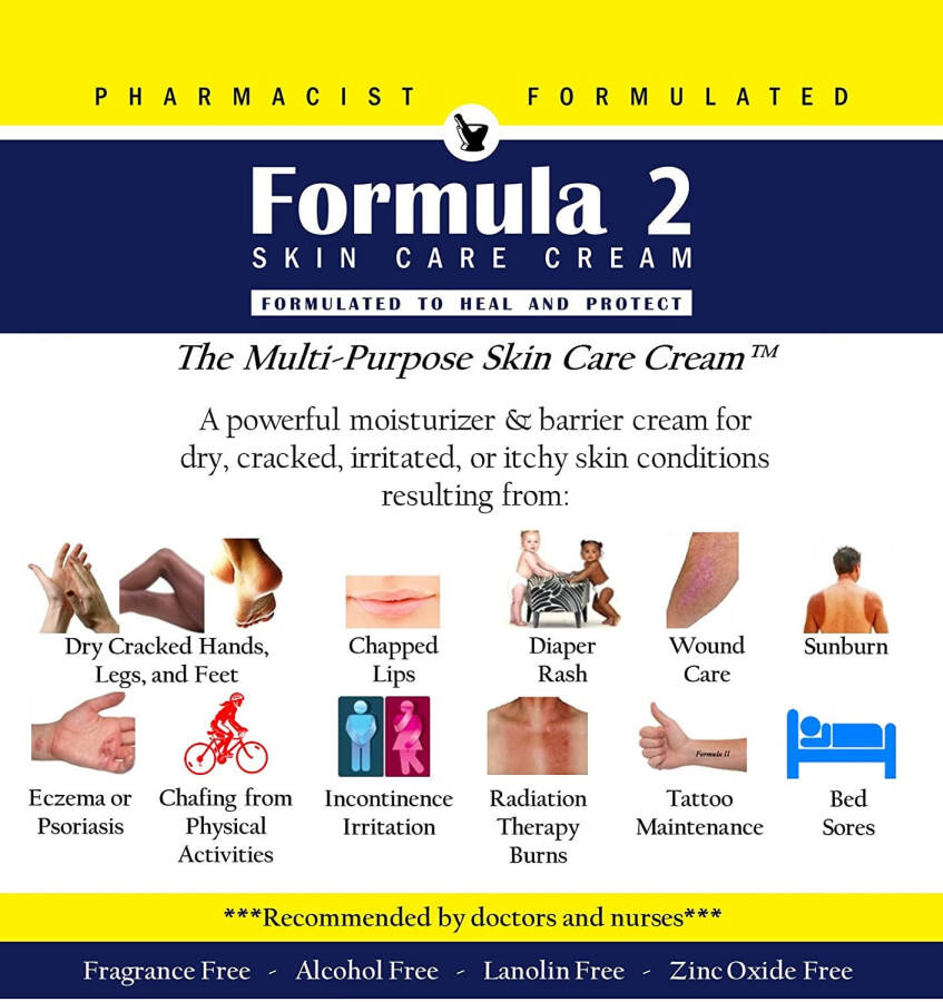 Formula 2 Skin Care Cream - 8 oz. jar - 2