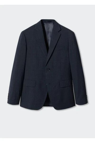 Fortieth Wool Slim Fit Suit Blazer Jacket - 3