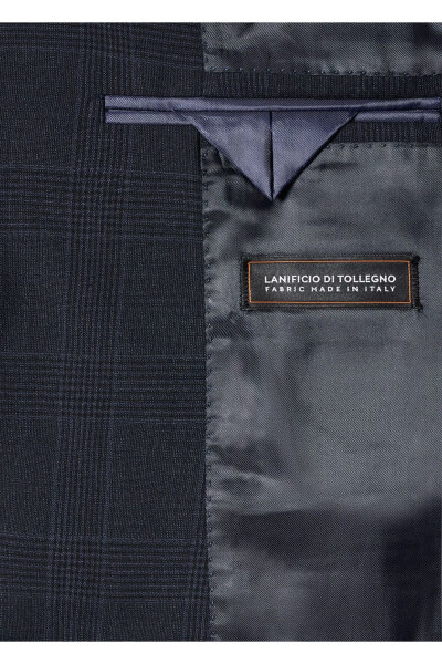 Fortieth Wool Slim Fit Suit Blazer Jacket - 8
