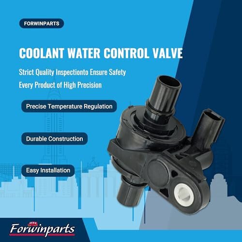 Forwinparts 16671-F2010 Coolant Water Control Valve Coolant Bypass Valve for Toyota Corolla 2019-2023 Toyota Corolla Cross 2022-2024 Lexus UX200 2019-2022 16671-24010 (Not Suit hatchback models) - 5