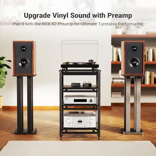 Fosi Audio TB10D 2 kanalli stereo kuchaytirgich, D klassli mini quvvatli integratsiyalashgan kuchaytirgichlar passiv dinamiklar/bass chayqovchi uchun 600 Vt, uy audio komponenti ish stoli amp qabul qiluvchi TPA3255 bass treble boshqaruvi bilan - 6