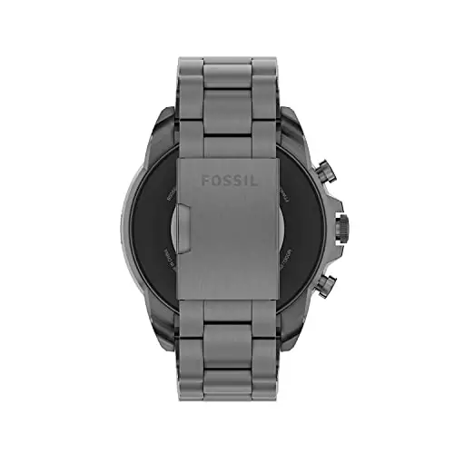Fossil Men's Gen 6 44mm Zanglamaydigan Po'lat Sensorli Smart Soat, Rangi: Tutun (Model: FTW4059V/FTW4059R) - 3