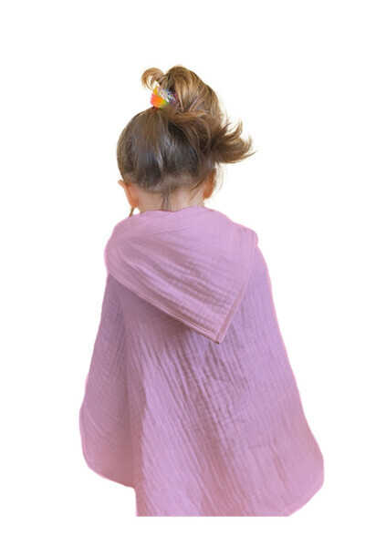 Four-Layer Muslin Baby Child Towel Swaddle Bath Towel Cotton Beach Towel Poncho 4 Layers - 5