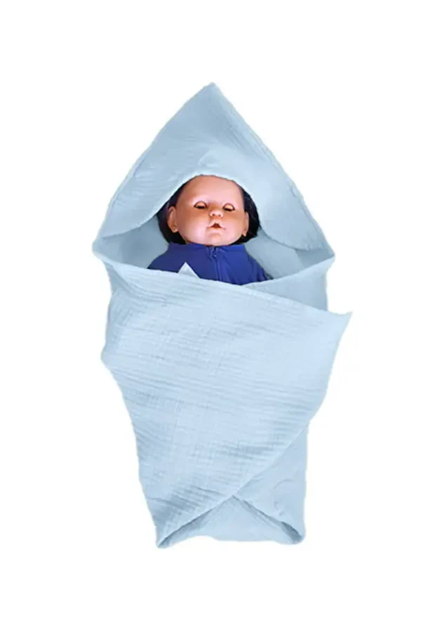 Four-Layer Muslin Baby Kid Towel Swaddle Bath Towel Cotton Beach Towel Poncho 4 Layers - 11