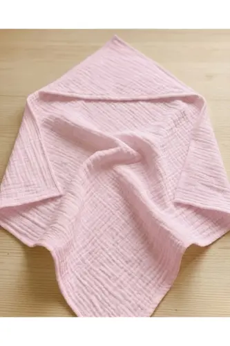 Four-Layer Muslin Hooded Baby Child Towel Swaddle Bath Towel Cotton Beach Towel Poncho 4 Layers 