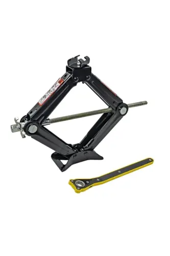 Four-Piece Roadside Assistance Kit + Bagged Battery Booster Cable + Jack + Lug Wrench - 3