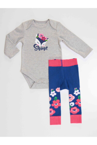 Fox Baby Girl Bodysuit Leggings-Pants Set - 20